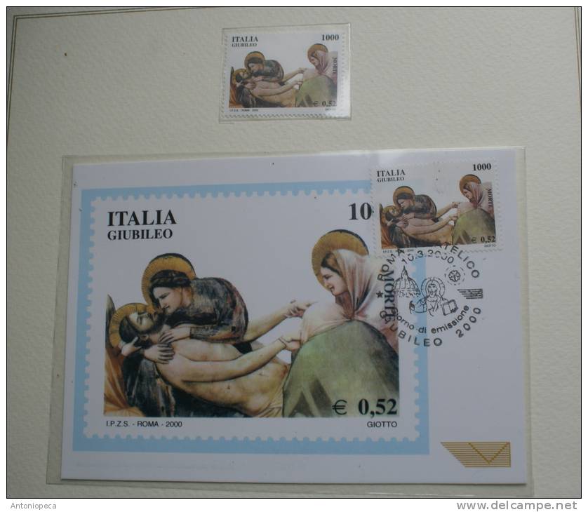 ITALY 2000 - FOLDER "GIUBILEO DEL 2000"  JUBILEE  2000, IN ORIGINAL FOLDER