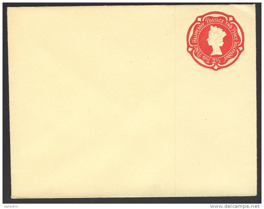 Great Britain 1954, Letter / Cover, 2½d Unused, 120 X 95 Mm - Covers & Documents