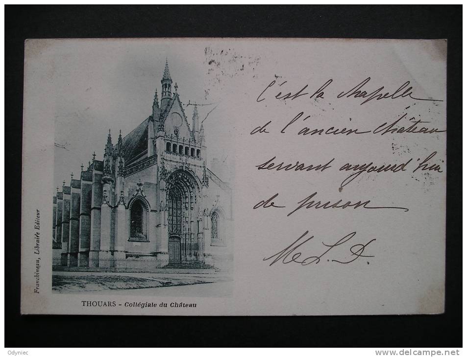 Thouars-Collegiale Du Chateau 1901 - Poitou-Charentes