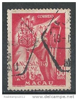 MACAU - 1950,  Ano Santo,  50 A.  D. 13 1/2   (o)  MUNDIFIL Nº 350 - Used Stamps