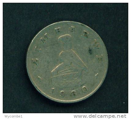 ZIMBABWE -  1980 20 Cents Circulated As Scan - Zimbabwe