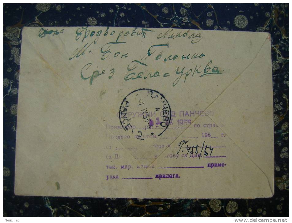 35d.+10d.+2d.+3d.-,,Tito, ,+,,industry,,+R-1955          (1950) - Lettres & Documents