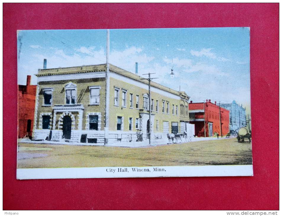 City Hall  Winona Mn  Ca 1910----   ======  Ref  745 - Other & Unclassified