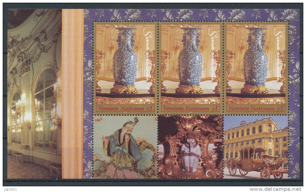 UN Vienna 1998 Michel # 272-277,  Pages From Booklet, MNH ** - Blocs-feuillets