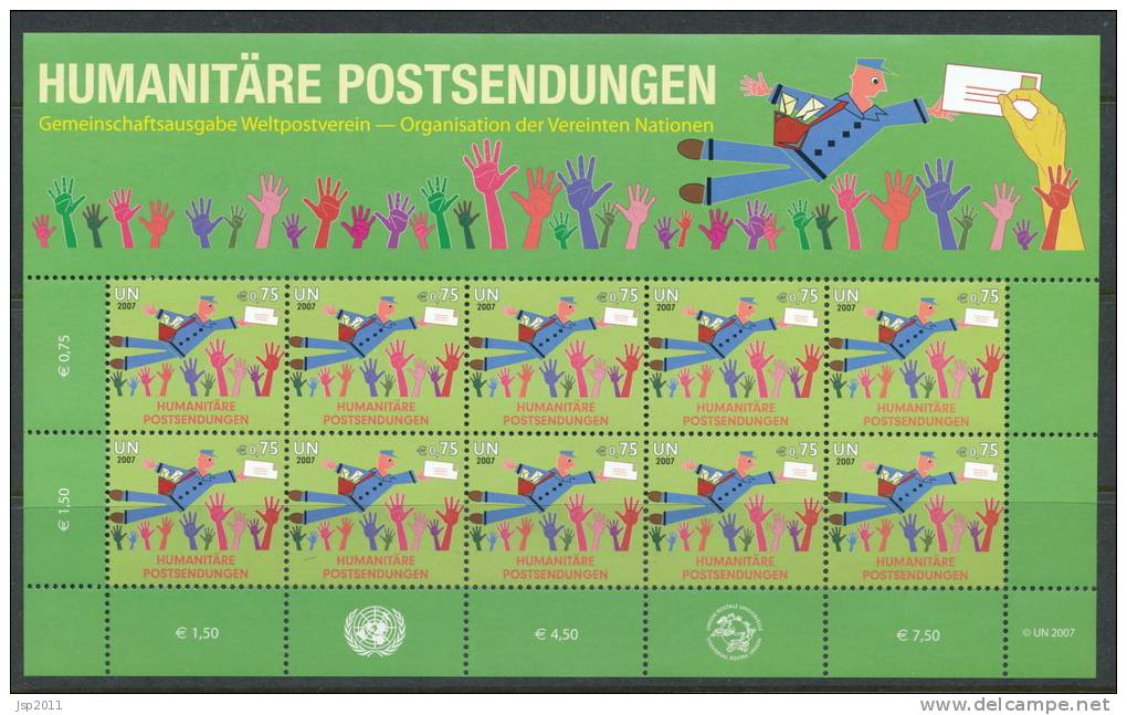 UN Vienna 2007 Michel # 512 Sheetlet, MNH ** - Blocs-feuillets