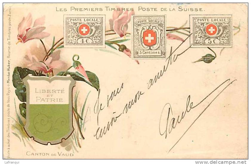 SUISSE- Ref B911-les Premiers Timbres Poste De La Suisse - Le Canton De Vaud   - - Premier