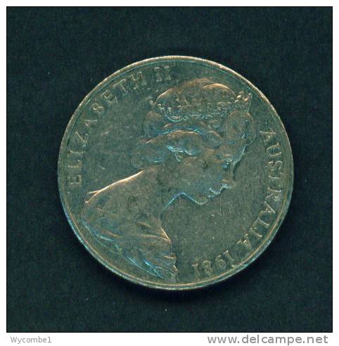 AUSTRALIA  -  1981  20 Cents  Circulated  As Scan - 20 Cents