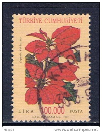 TR Türkei 1997 Mi 3125 Blume - Used Stamps