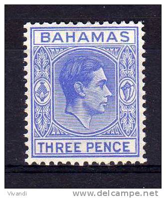 Bahamas - 1943 - 3d Definitive (Watermark Multiple Script CA) - MH - 1859-1963 Crown Colony