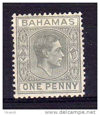 Bahamas - 1941 - 1d Definitive (Watermark Multiple Script CA) - MH - 1859-1963 Crown Colony