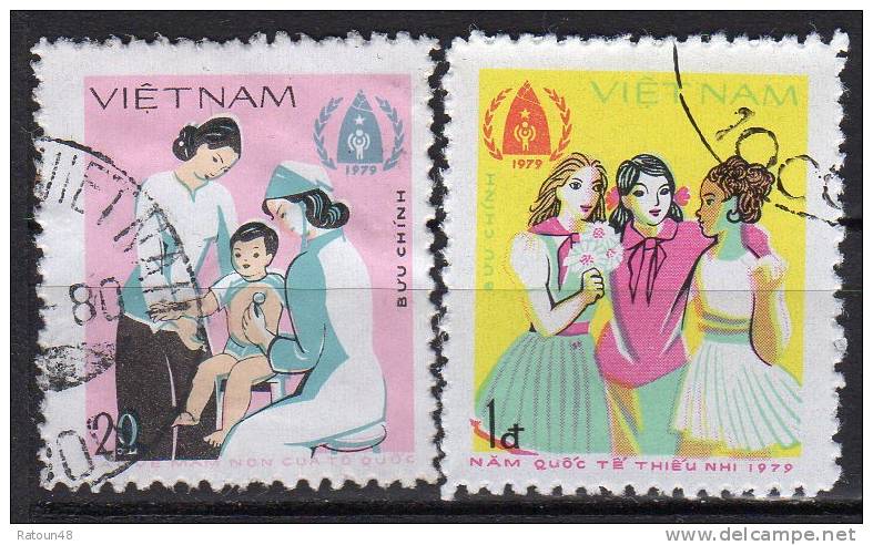 N°180 Et 182 - Oblitéré  -Viet Nam    -UNICEF - - UNICEF