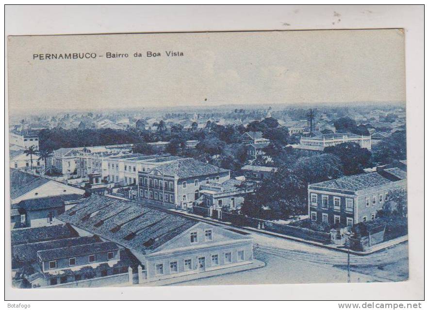 CPA PERNAMBUCO , RECIFE, BAIRRO DA BOA VISTA En 1923 !! - Recife