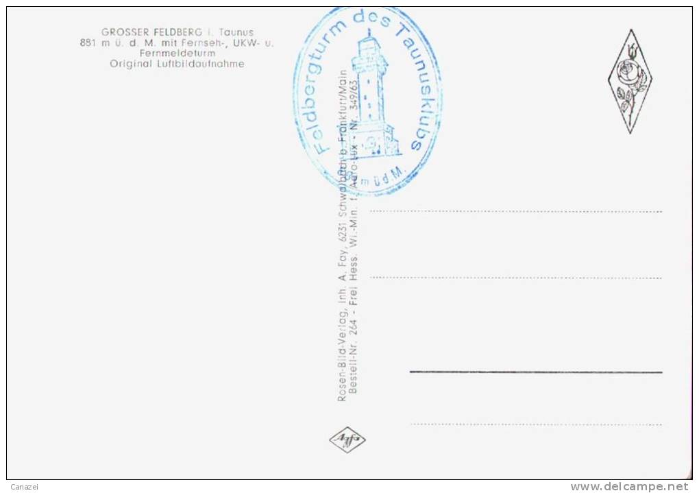 AK Großer Feldberg, Taunus, Ung - Feldberg