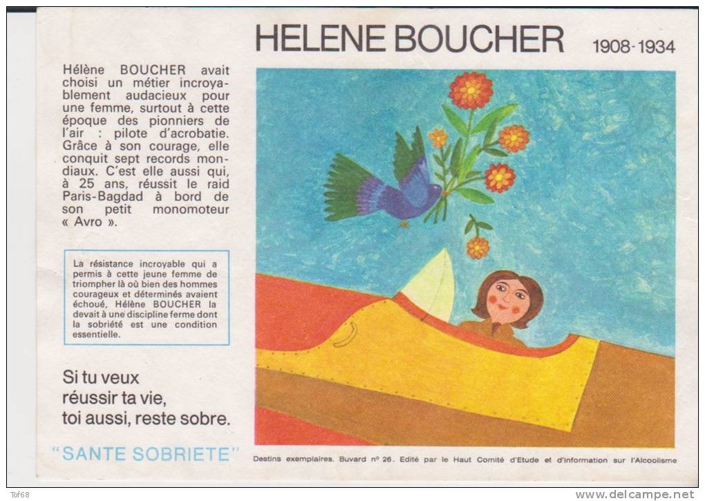 Buvard Santé Sobriété Helene Boucher - S