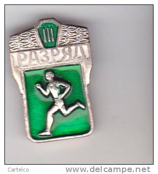 USSR - Russia - Sport Pin Badge - 3rd Level - Athletics