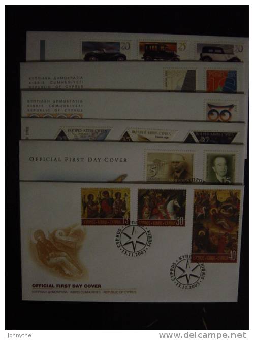 Cyprus 2003 Full Year FDCS - Lettres & Documents