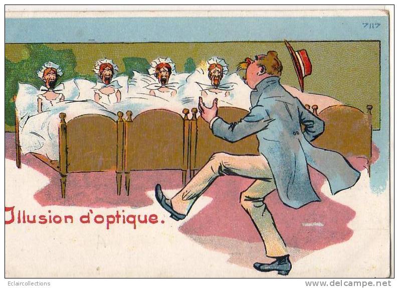 Illustrateur  Illusion D'Optique  Humour - 1900-1949