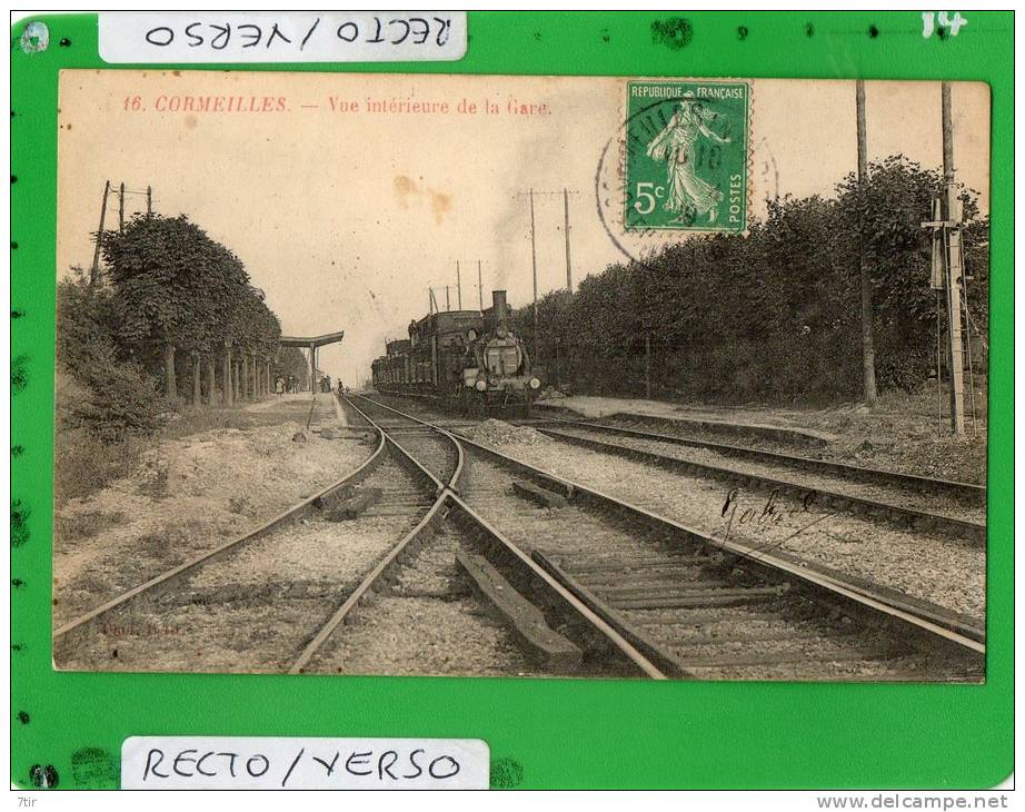 CORMEILLES VUE INTERIEURE DE LA GARE - Cormeilles En Parisis