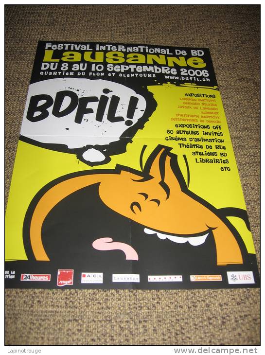 Affiche BERTSCHY Festival BD Lausanne 2009 (Nelson) - Affiches & Posters