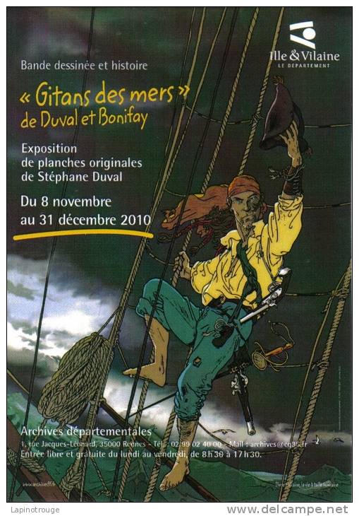 Affiche DUVAL Et BONIFAY Expo Gitans Des Mers Rennes 2010 - Affiches & Posters