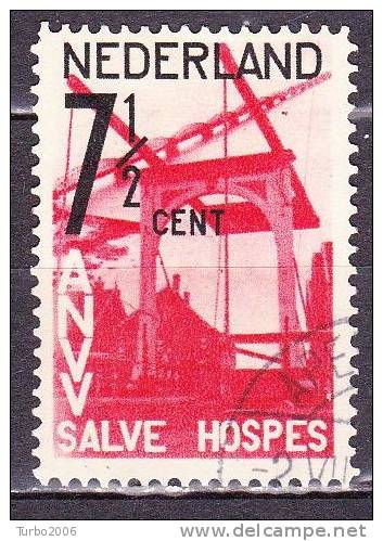 1932 A.N.V.V.  7½ + 3½ Cent Rood Met Rode Lijn Van Brug Naar Brug NVPH 246 - Variétés Et Curiosités