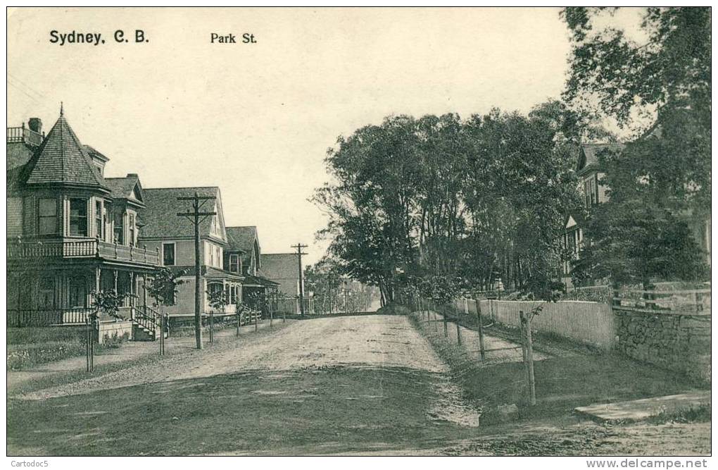 Sydney. C.B.  Park St.  Cpa - Cape Breton