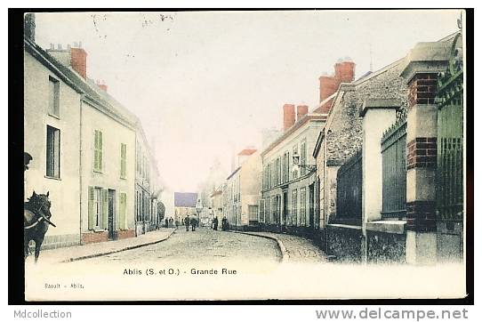 78 ABLIS / Grande Rue / BELLE CARTE COULEUR - Ablis