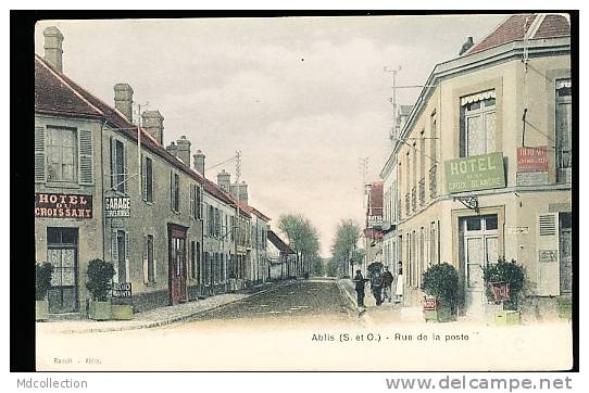 78 ABLIS / Rue De La Poste / BELLE CARTE COULEUR - Ablis