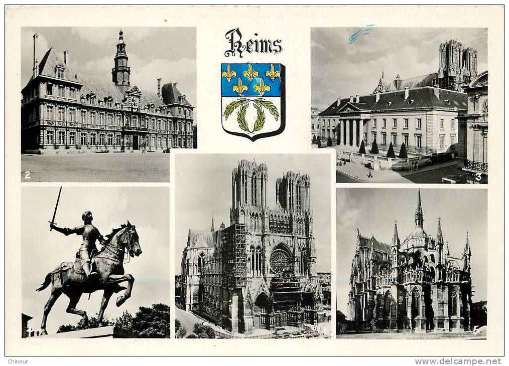 REIMS CARTE MULTIVUES - Reims