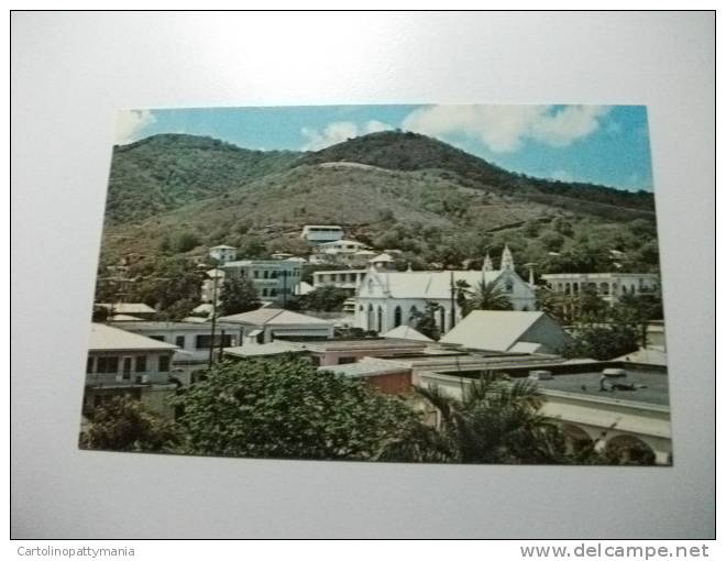 St. Croix Virgin Islands View Over Christiansted Showing Catholic  Church - Jungferninseln, Amerik.