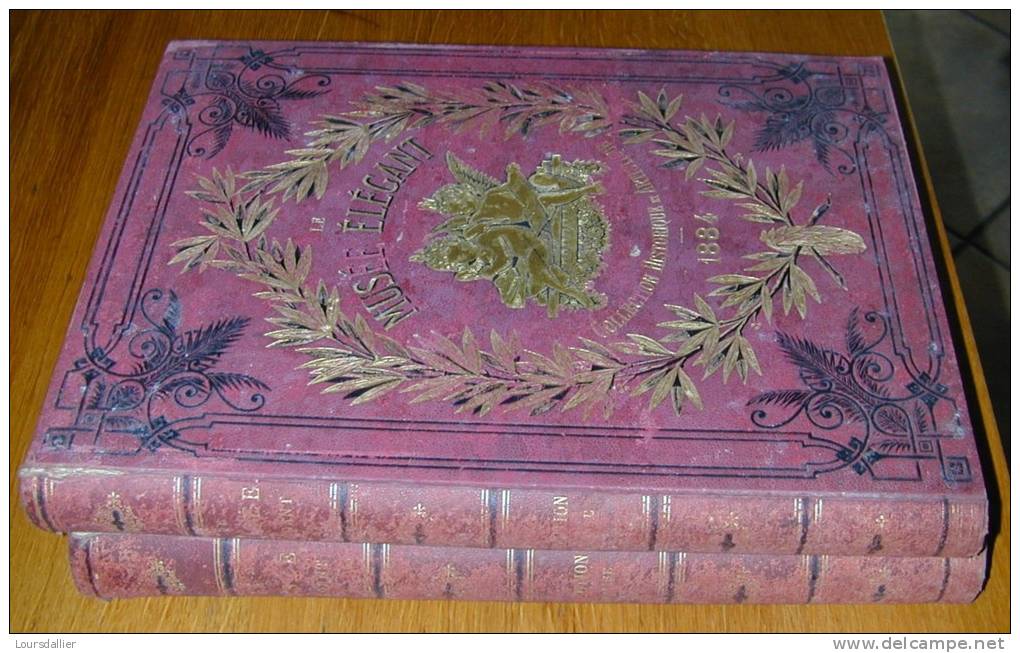 LE MUSEE ELEGANT EN 8 VOLUMES De TH. DE LAMOTTE SAINT MARTIN 1884 Très Rare - Encyclopaedia