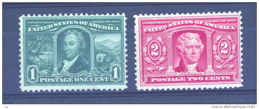 USA  -  1904 :  Yv  159-60  ** - Ungebraucht