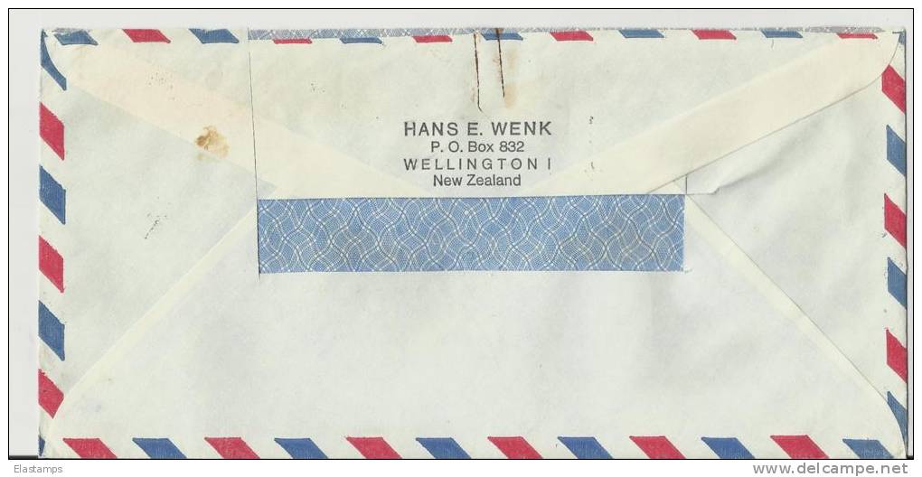 =New Zealand BRIFE FLUGPOST 1977 ZD - Luftpost