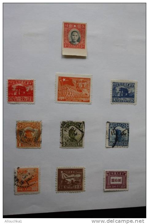 CHINA CHINE  LOT De 10 Timbres De Chine En Neuf * Et Oblitérés. - Verzamelingen & Reeksen