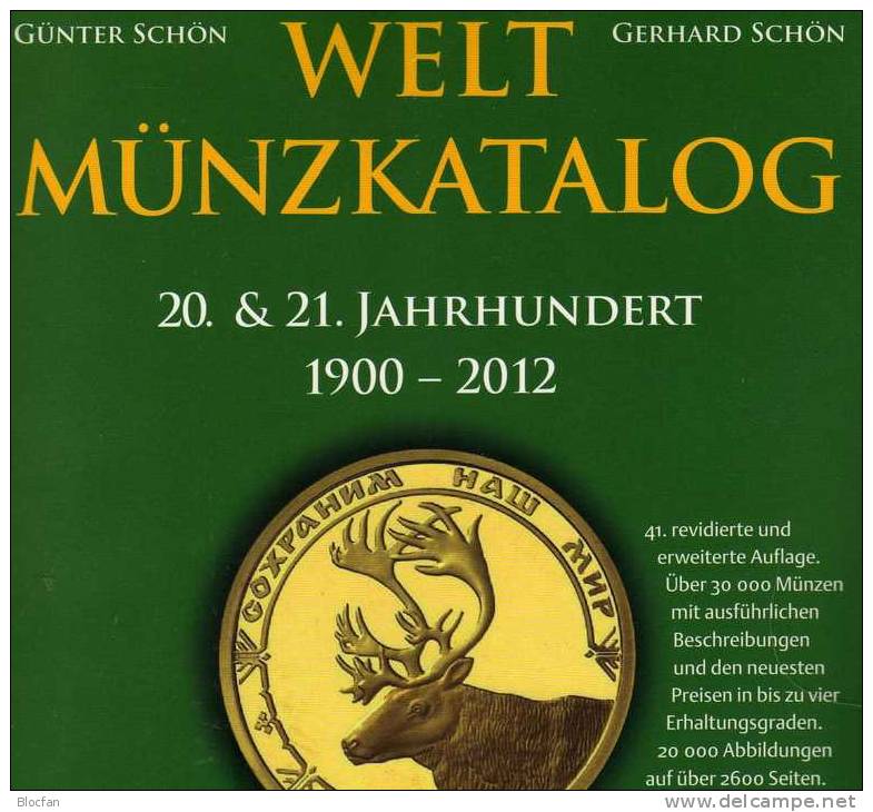 Schön Weltmünzkatalog 2013 Neu 50€ Münzen 20/21. Jahrhundert A-Z Coins Of The World Europa Amerika Afrika Asien Oceanien - Libros & Software