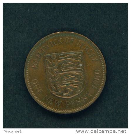 JERSEY  -  1980  1 Penny  Circulated As Scan - Jersey