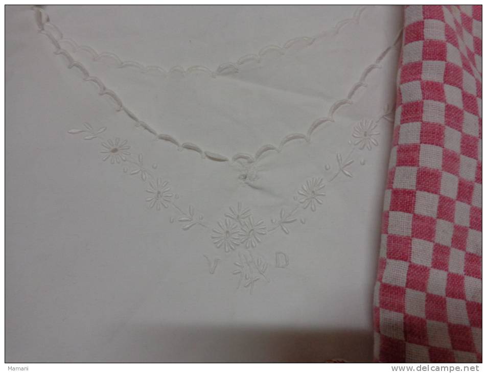 Lot  Ruban-chemise-napperon-centre De Table-monogramme Etc...lot 10 - Laces & Cloth