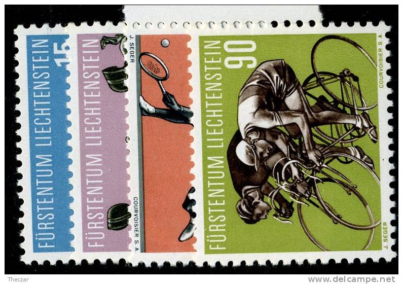 L0317) LIECHTENSTEIN 1958  Mi.#365-68  Mnh** - Ongebruikt