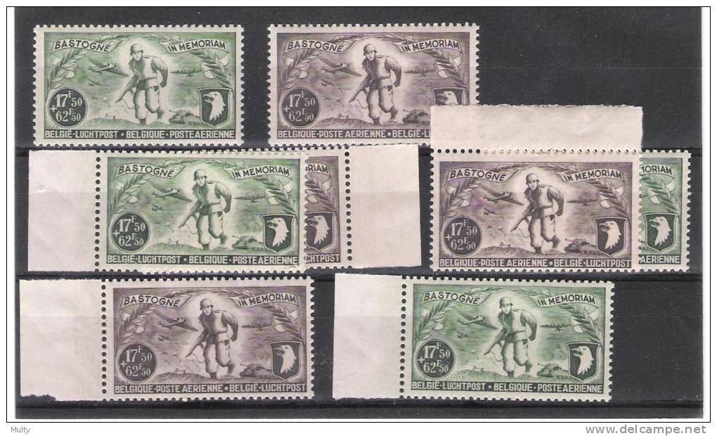 Belgie OCB 12 / 13 (**) 14X - Mint