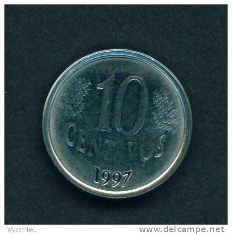 BRASIL  -  1997  10 Centavos  Circulated As Scan - Brasilien