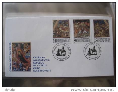 Cyprus 1997 Christmas FDC - Cartas