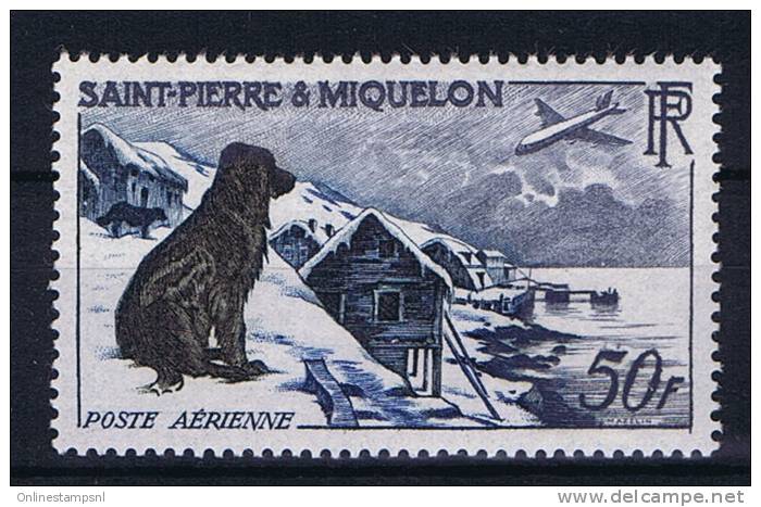 St. Pierre Et Miquelon: Yv  Aero 24 MH/*, Maury Cat Value € 60 - Nuovi