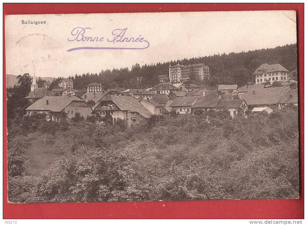 C0256 Ballaigues. Cachet 1923. Deriaz 2972 - Ballaigues