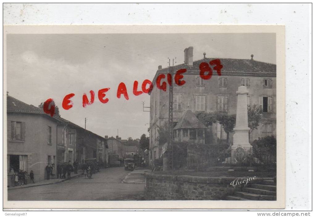 87 - SAINT LAURENT SUR GORRE - LE MONUMENT AUX MORTS - L' AVENUE DU DOCTEUR DESCUBES - EDITEUR RAFFIER - Saint Laurent Sur Gorre