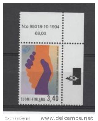 (SA0280) FINLAND, 1995 (50th Anniversary Of UN). Mi # 1316. MNH** Stamp - Unused Stamps