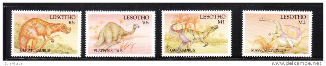 Lesotho 1992 Dinosaurs 4v MNH - Lesotho (1966-...)