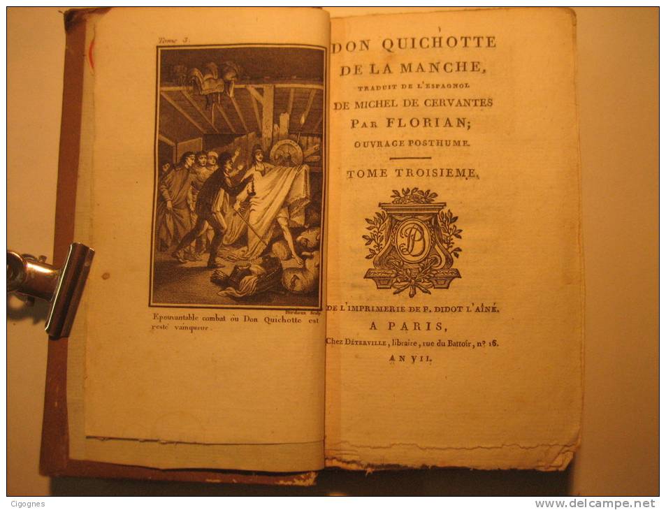 Florian : Don Quichotte (6 Volumes 9.5x15.5) - 1701-1800