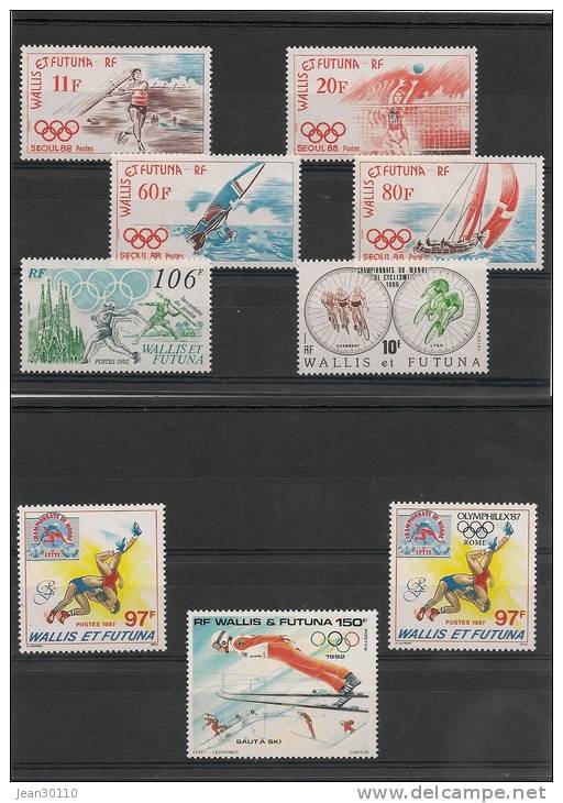 WALLIS ET FUTUNA   Timbres * *  Sport Côte 21,00 € - Verzamelingen & Reeksen