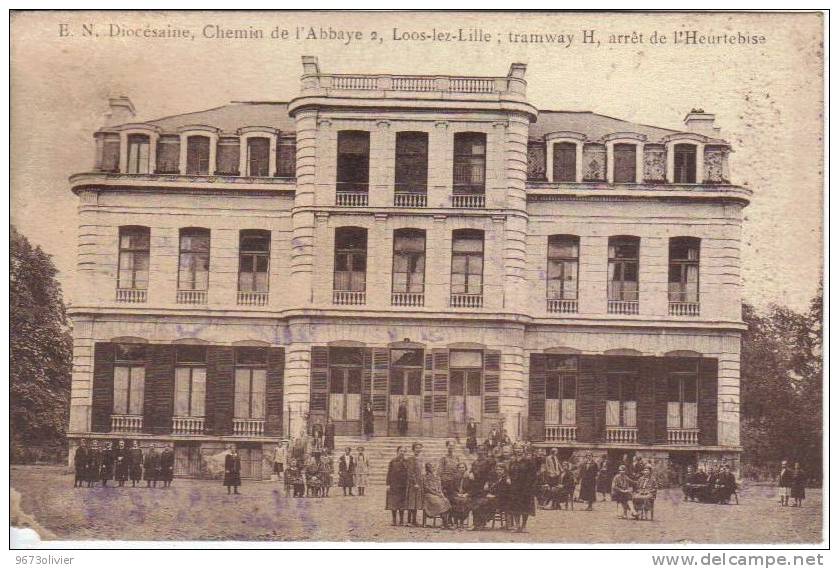 DIOCESAINE CHEMIN DE L ABBAYE 2 LOOS LEZ LILLE TRAMWAY H ARRET DE L HEURTEBISE - Loos Les Lille