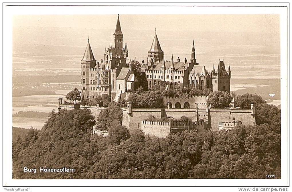 AK 1215 Burg Hohenzollern Aufn. Und Verlag Fotohaus Kleinfeldt, Tübingen - Hechingen